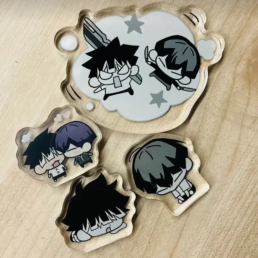 [BUNJANG] Kaiju No. 8 Naruhoshi Rokuro Korotto Acrylic Stand Set / 괴수8호 비공굿 나루호시 팔구님 코롯토 아크릴스탠드 일괄