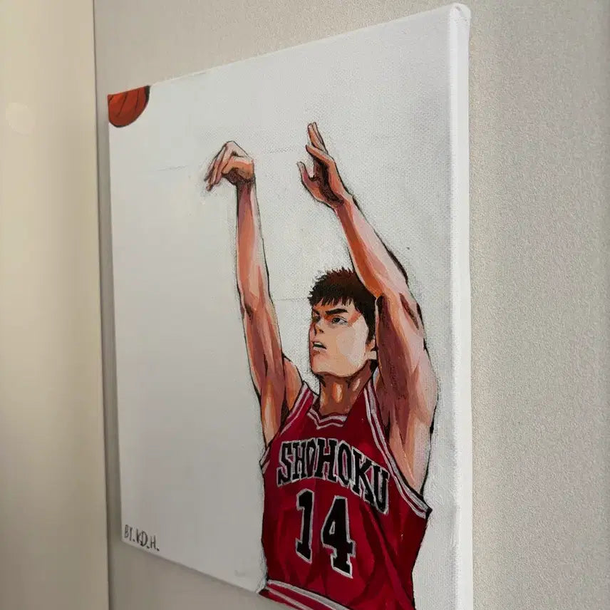 [BUNJANG] The First Slam Dunk Jeong Dae Man Hand-Drawn Sketch Canvas / 더퍼스트슬램덩크 정대만 수제 스케치 캔버스