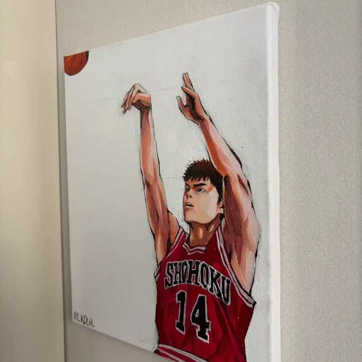 [BUNJANG] The First Slam Dunk Jeong Dae Man Hand-Drawn Sketch Canvas / 더퍼스트슬램덩크 정대만 수제 스케치 캔버스
