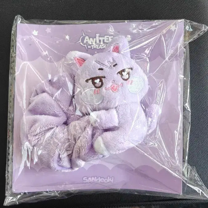 [BUNJANG] Aniteez San Deok Yi Lightstick Strap Scrunchie / 애니티즈 aniteez 산덕이 응원봉 스트랩 스크런치