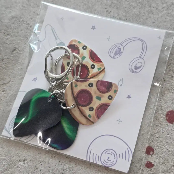 [BUNJANG] B.O.N Colca Happy Together Guitar Pick Keyring Set (Guitar Pick Not Included) / 비온 콜카 해피투게더 햎투 기타 피크 키링 세트 미개봉 (맨뒤 실물사진)