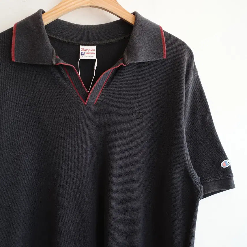 [BUNJANG] Champion Japan Cotton Polo T-Shirt / Champion 챔피온 재팬 폴로 티셔츠