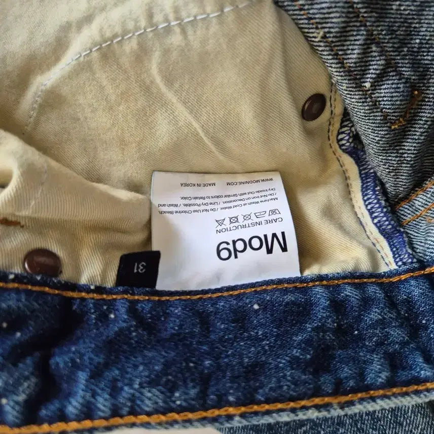[BUNJANG] Modnine Denim Mod7w New Pants / [31]모드나인 데님 Mod7w 새상품