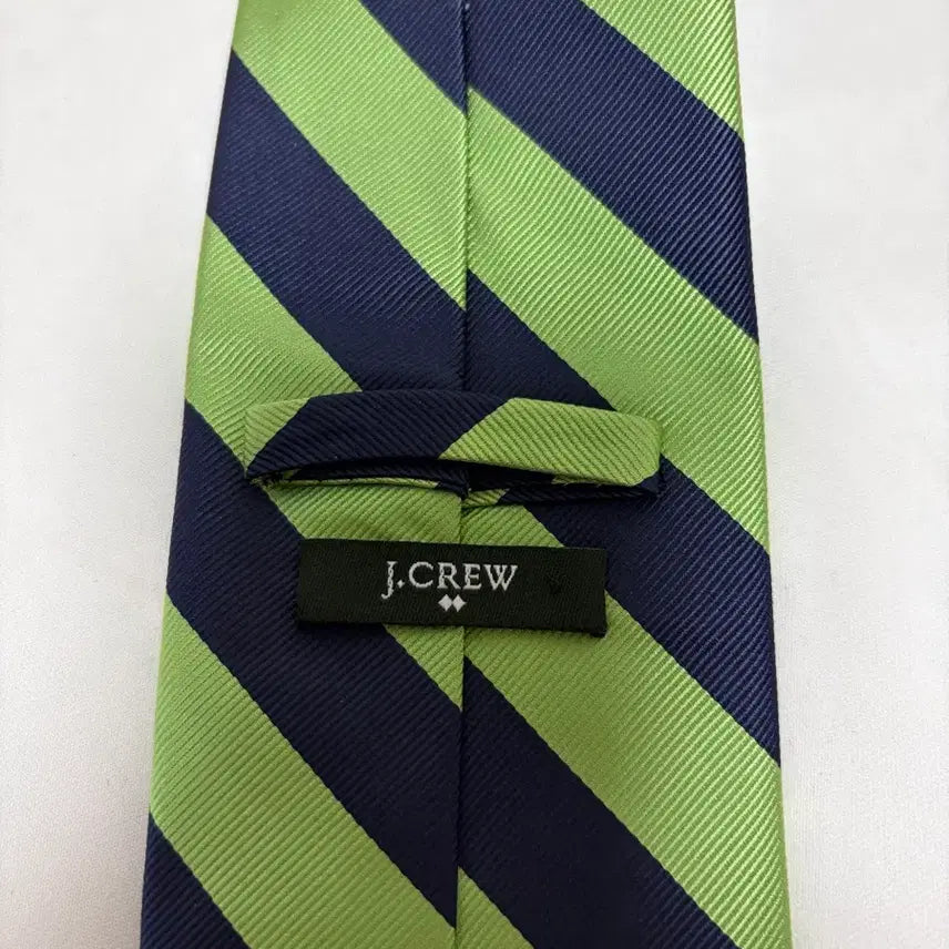 [BUNJANG] J.Crew Striped Silk Tie Green/Navy / 제이크루 스트라이프 넥타이 그린/네이비