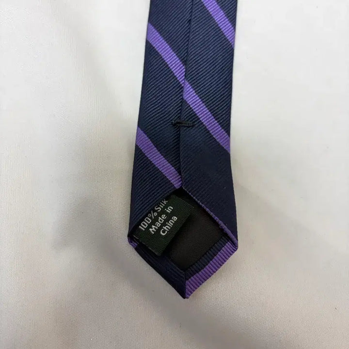 [BUNJANG] J.Crew Striped Silk Necktie Navy/Purple / 제이크루 스트라이프 넥타이 네이비/퍼플