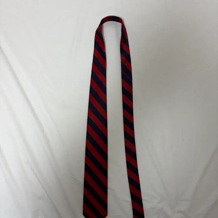 [BUNJANG] J.Crew Striped Silk Necktie Red/Navy / 제이크루 스트라이프 넥타이 레드/네이비