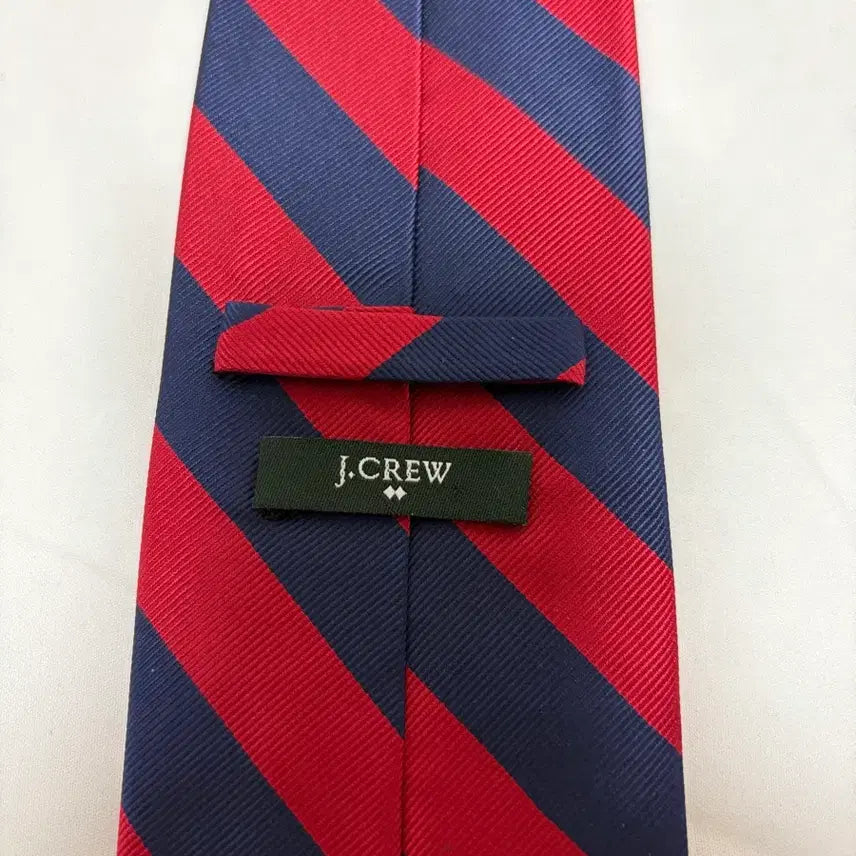 [BUNJANG] J.Crew Striped Silk Necktie Red/Navy / 제이크루 스트라이프 넥타이 레드/네이비