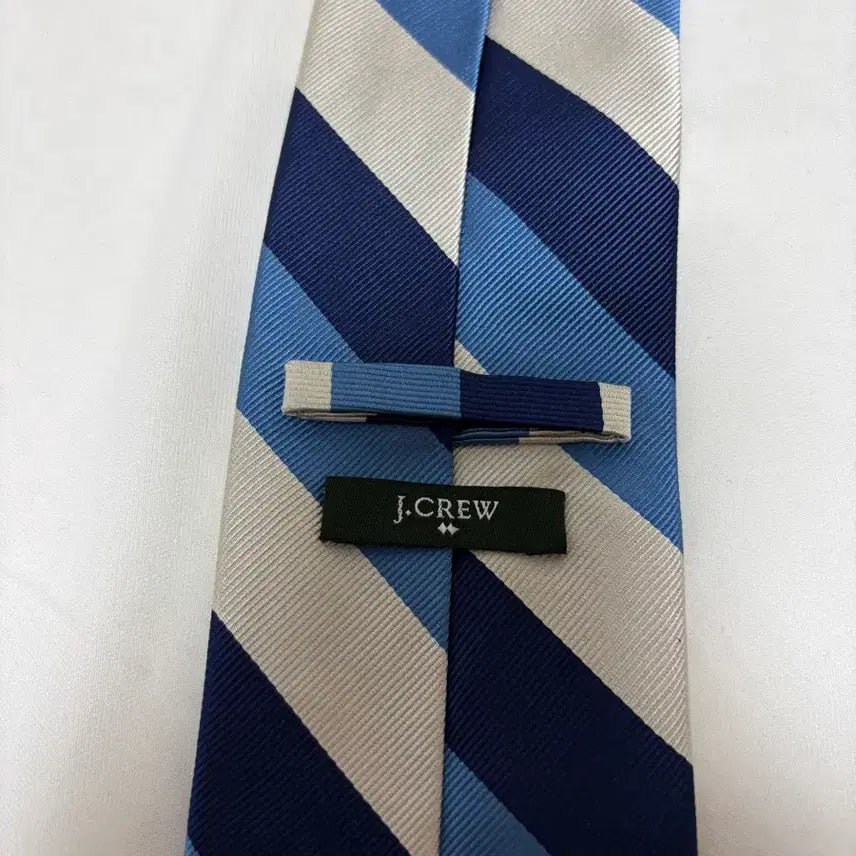 [BUNJANG] J.Crew Stripe Silk Necktie Blue/Navy / 제이크루 스트라이프 넥타이 블루/네이비