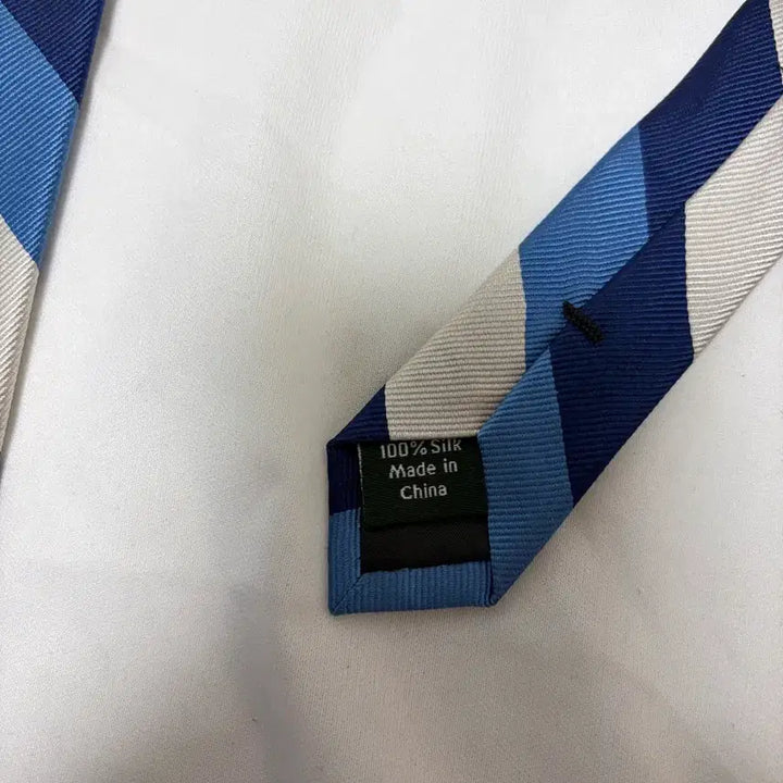 [BUNJANG] J.Crew Stripe Silk Necktie Blue/Navy / 제이크루 스트라이프 넥타이 블루/네이비