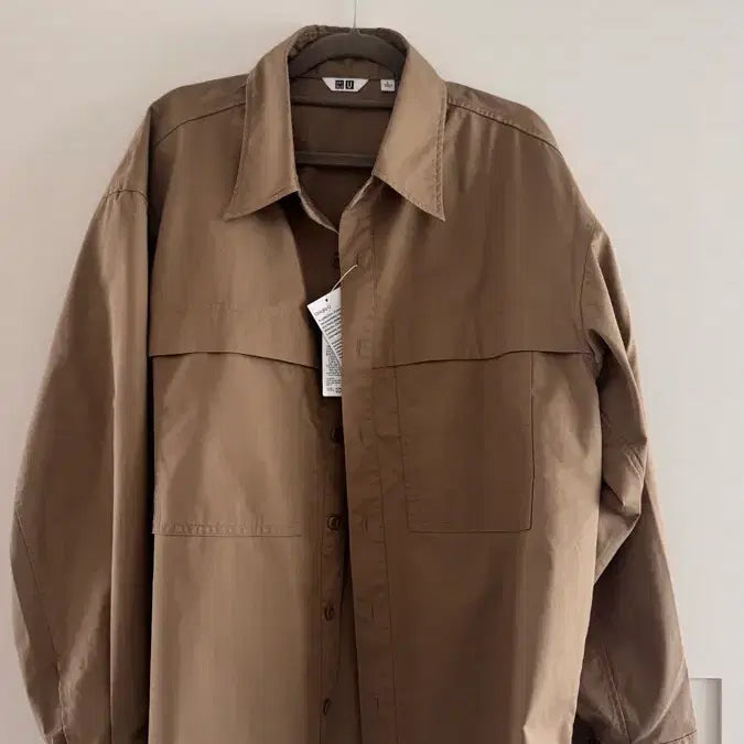 [BUNJANG] Uniqlo U Oversized Utility Shirt Jacket Khaki / 유니클로 U 셔츠 자켓 카키