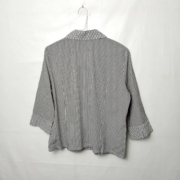 [BUNJANG] SUNGRACE Japanese Vintage Stripe Shirt Size 80 / SUNGRACE 일본빈티지 스트라이프 셔츠 80