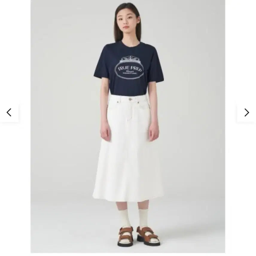 [BUNJANG] Beanpole 23 A-Line Denim Skirt Size 27 / 빈폴 23 A라인 데님 스커트 27