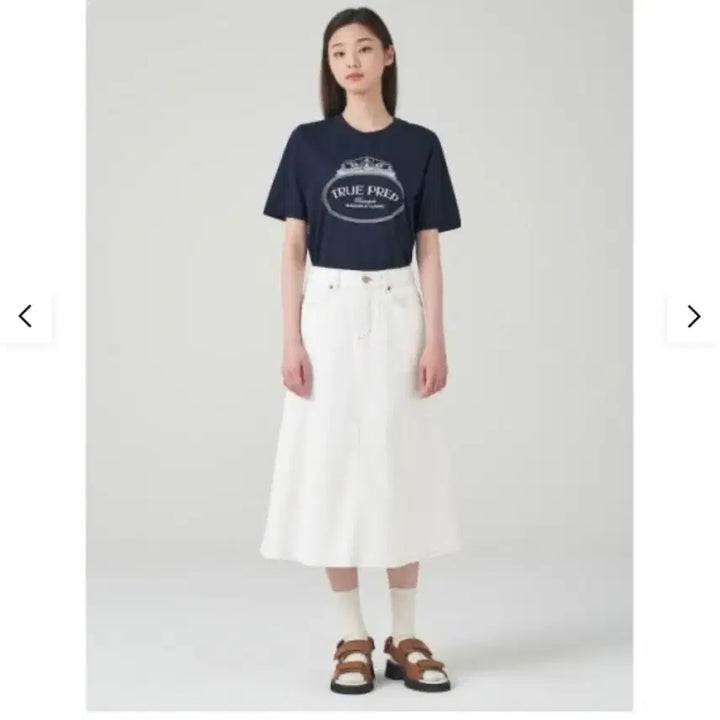[BUNJANG] Beanpole 23 A-Line Denim Skirt Size 27 / 빈폴 23 A라인 데님 스커트 27