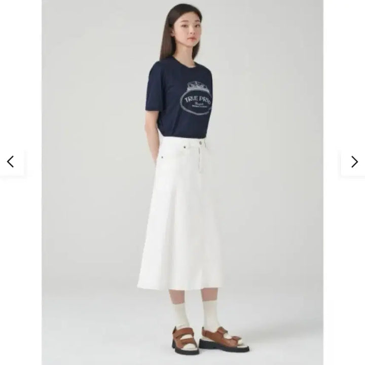 [BUNJANG] Beanpole 23 A-Line Denim Skirt Size 27 / 빈폴 23 A라인 데님 스커트 27