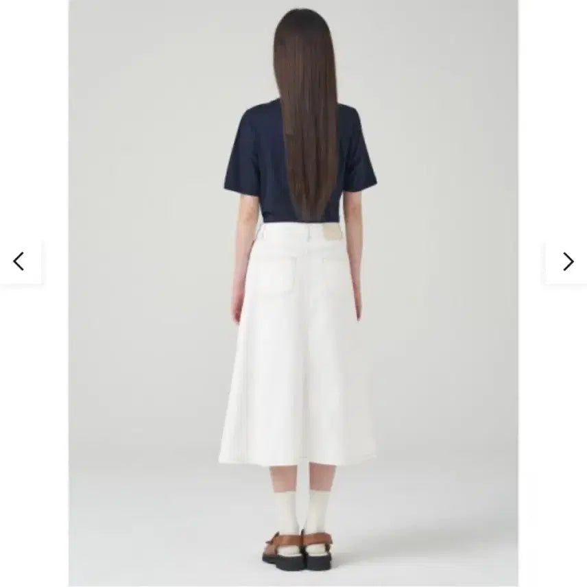 [BUNJANG] Beanpole 23 A-Line Denim Skirt Size 27 / 빈폴 23 A라인 데님 스커트 27