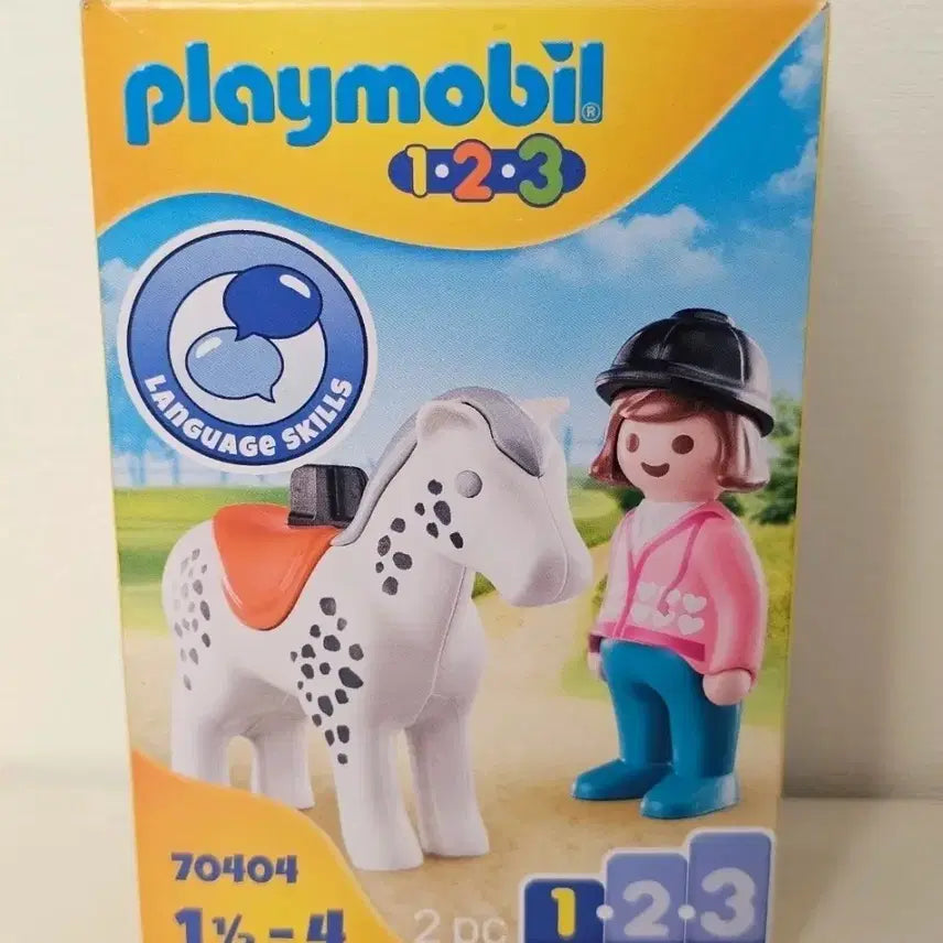 [BUNJANG] Playmobil 123 Equestrian Figure 70404 / 플레이모빌 123 승마 피규어 70404