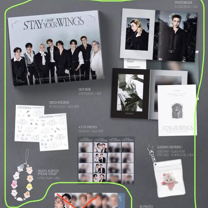 [SOLD OUT] [새상품] 스키즈 스테이 6기 키트, 포카x