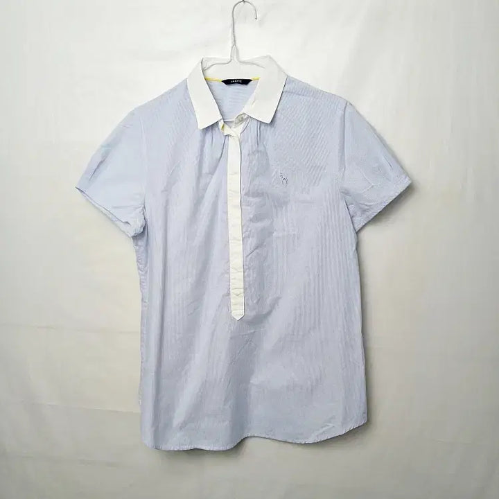 [BUNJANG] HAZZYS Striped Round Collar Blouse / HAZZYS 헤지스 둥근카라 스트라이프 블라우스 95
