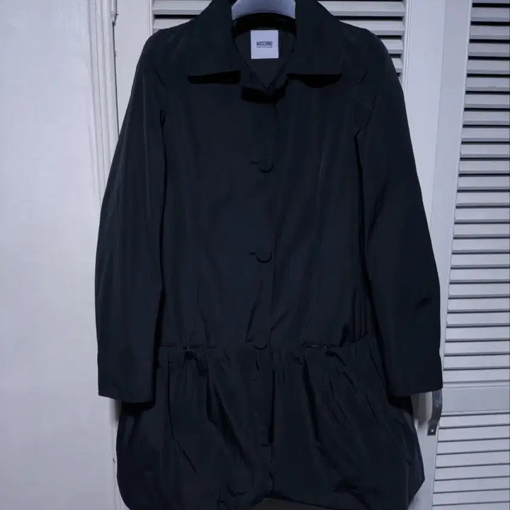 [BUNJANG] Moschino 90s Nylon Jacket Coat / 90 모스키노 나일론 자켓 코트