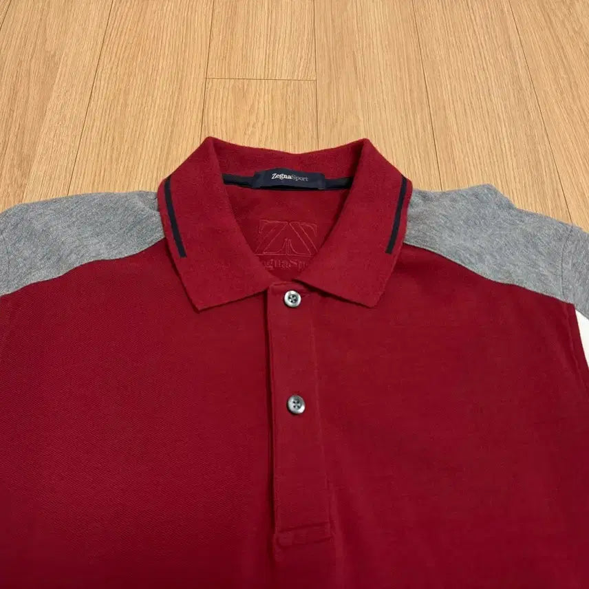 [BUNJANG] Zegna Sport Pique Cotton Short Sleeve Polo Shirt / 제냐 스포츠 반팔 폴로