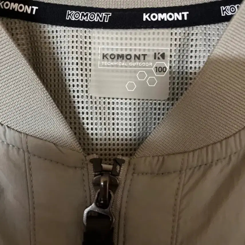 [BUNJANG] KOMONT Bomber Jacket Grey / KOMONT 코몬트 봄버 자켓 그레이