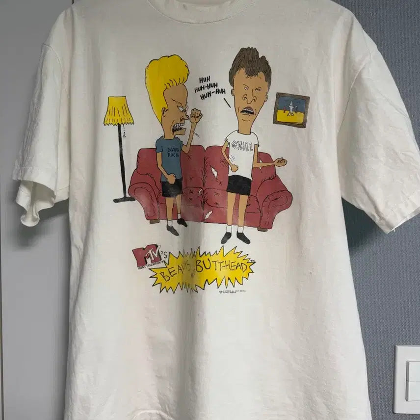 [BUNJANG] Beavis and Butthead Vintage T-Shirt [L] / Beavis and Butthead 빈티지 티셔츠 [L]