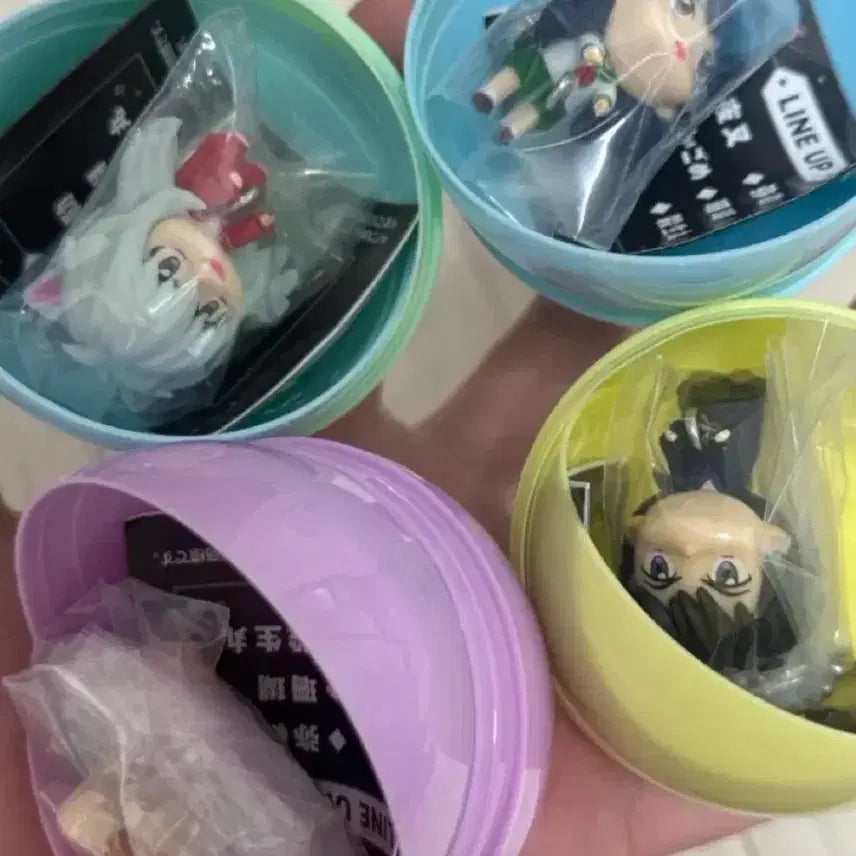 [BUNJANG] Inuyasha Connected Gacha 4-Piece Bundle Set / 이누야샤 대롱 연결 가챠 - 4종일괄