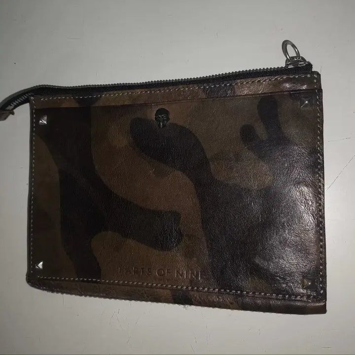 [BUNJANG] Parts Nine Handmade Leather Mini Clutch / 재팬 파츠나인 수제 가죽 미니 클러치 일본