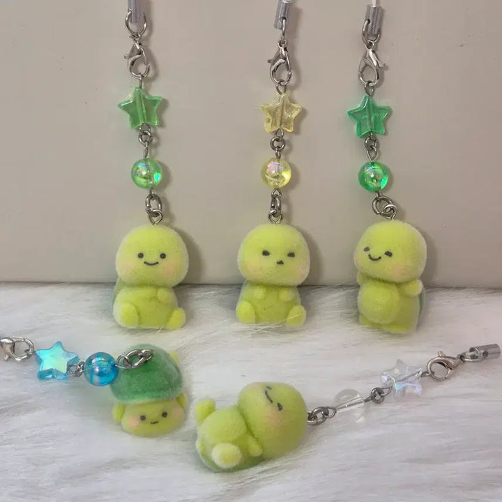 [BUNJANG] Star Turtle Beaded Keychain / 별꼬북키링 비즈키링