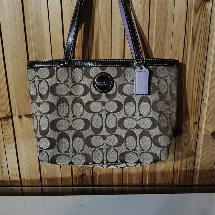 [BUNJANG] Coach Signature Mini Tote Bag / 코치 시그니처 미니 토트백