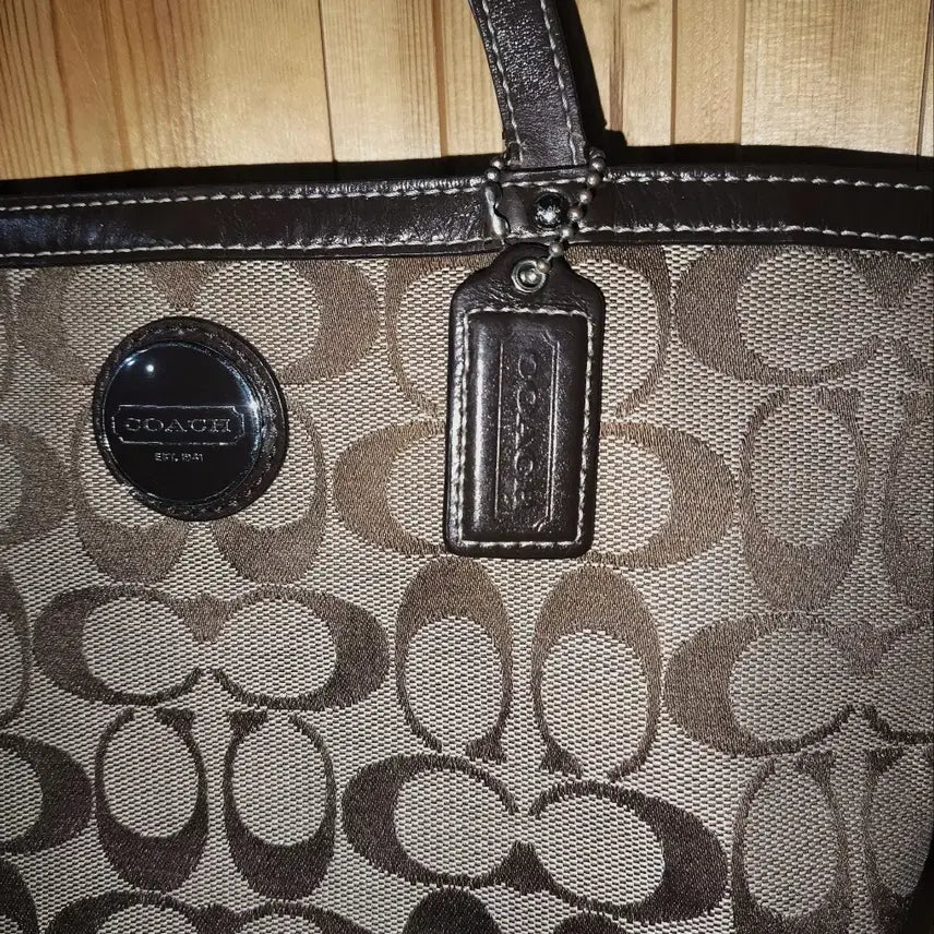 [BUNJANG] Coach Signature Mini Tote Bag / 코치 시그니처 미니 토트백