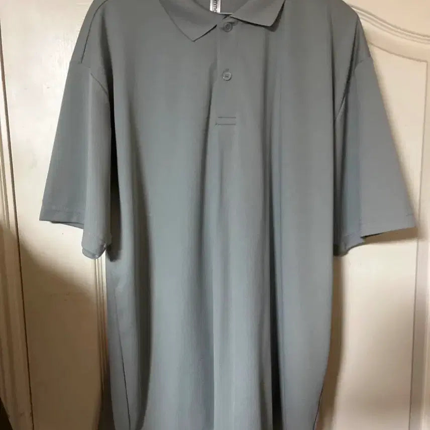 [BUNJANG] Alstyle Gray Short Sleeve Polo T-Shirt / 알스타일 회색 반팔 폴로티
