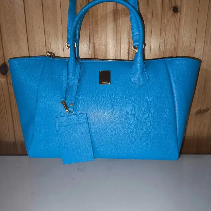 [BUNJANG] Couronne Leather Tote Bag Crossbody / 코오롱 쿠론 가죽 토트백 크로스백
