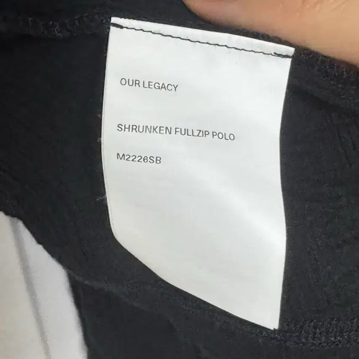[BUNJANG] Our Legacy Shrunken Zip-Up Rayon / 아워레가시 슈렁큰 블랙 레이온 집업 (48)