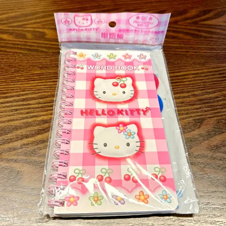 [BUNJANG] Cherry Kitty Word List Notebook, Memo Pad / 체리키티 단어장 , 체리 키티 노트, 키티메모지,카오하나 키티