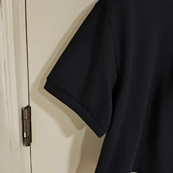 [BUNJANG] Musinsa Standard Oversized Crop Pique Polo Shirt Navy / L 무신사 스탠다드 오버사이즈 크롭 피케 폴로 셔츠 네이비