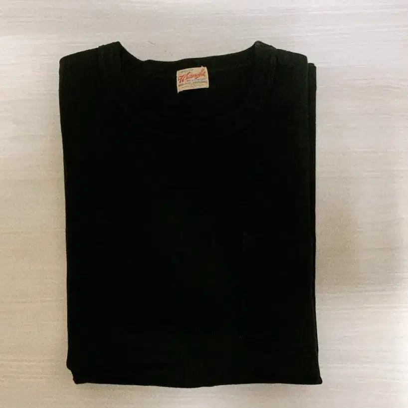 [BUNJANG] Whitesville Black Plain Short Sleeve T-Shirt L / [블랙] 화이츠빌 무지 반팔 L 판매