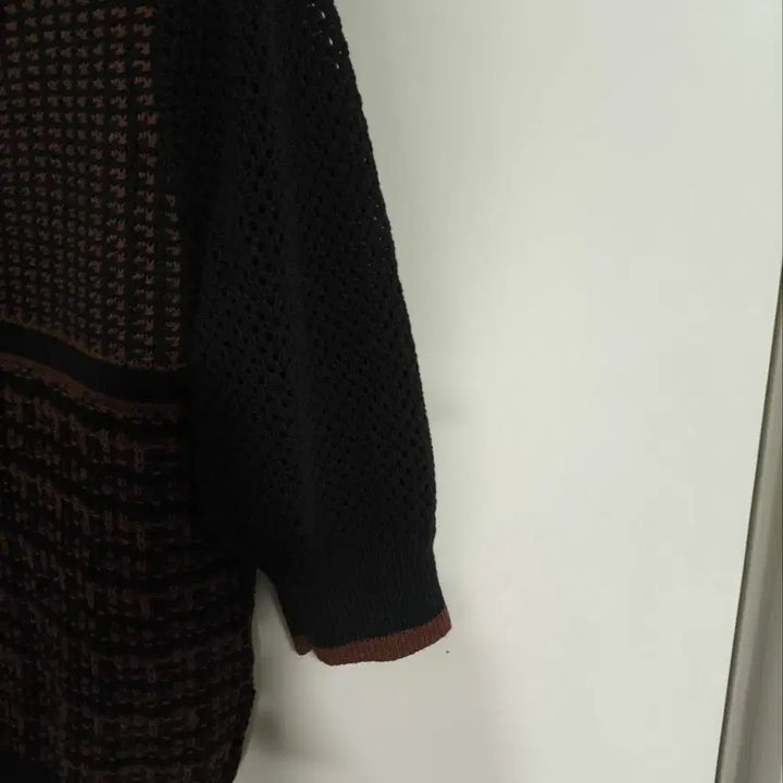 [BUNJANG] M Jucca Cotton Knit Mesh Half Sleeve T-Shirt / M 주카 코튼 니트 그물짜임 메쉬 반팔