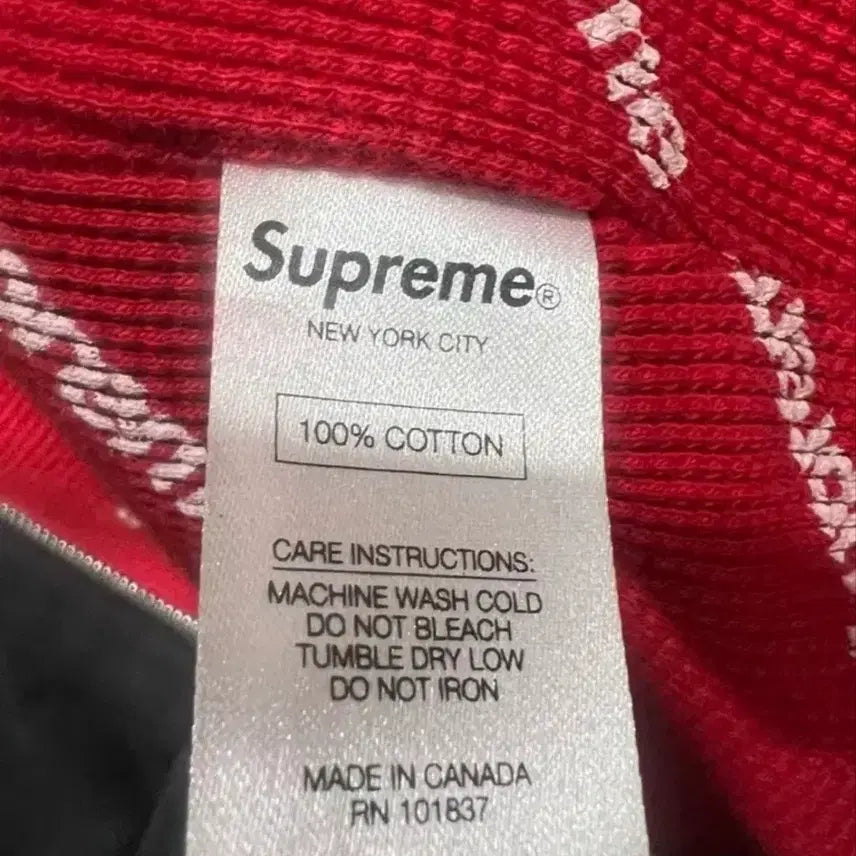 [BUNJANG] Supreme Small Logo Hooded Zip-Up / [L] 슈프림 스몰로고 후드집업