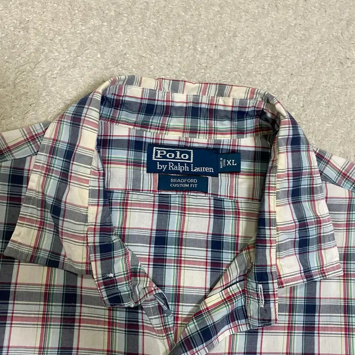 [BUNJANG] Polo Ralph Lauren Check Short Sleeve Shirt XL / 폴로 랄프로렌 체크 반팔 셔츠 XL
