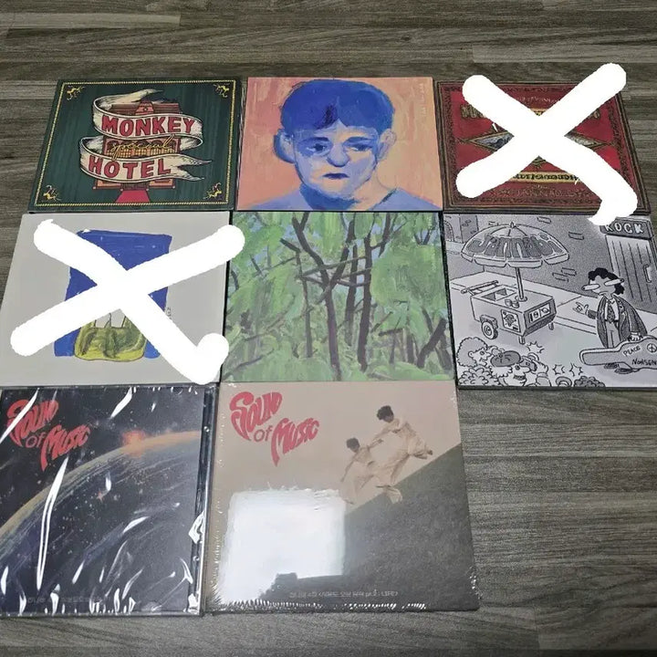 [BUNJANG] Jannabi Bundle Set Sealed Unsealed CDs / 미개봉 개봉 잔나비cd6종일괄