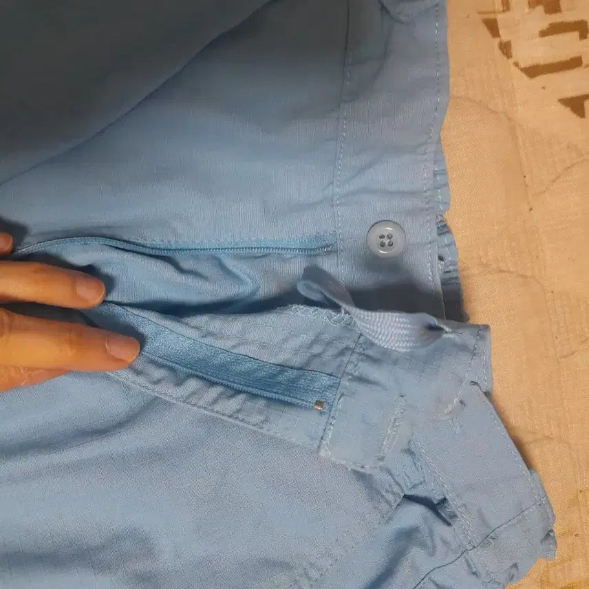 [BUNJANG] Nike Blue 7-Sleeve Cargo Pants (Size M) / 나이키 블루 7부 카고바지
