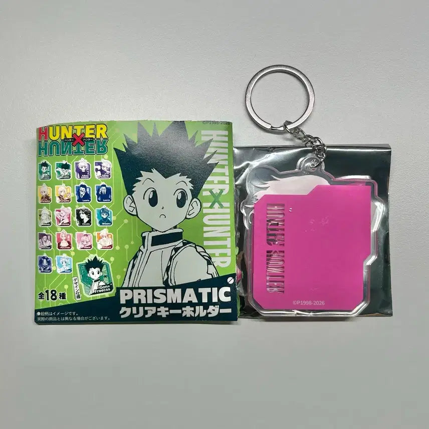 [SOLD OUT] 헌터x헌터 점프샵 PRISMATIC 아크릴 키홀더 히소카