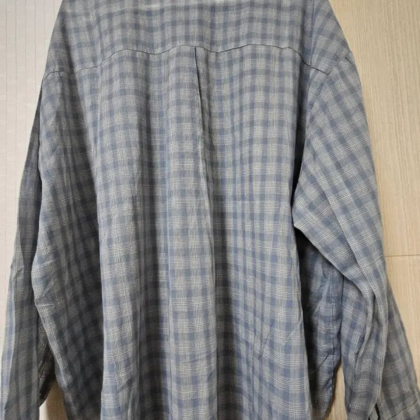 [BUNJANG] Summer Checkered Loose Fit Shirt / 새상품) 얇은 여름 체크셔츠 루즈핏