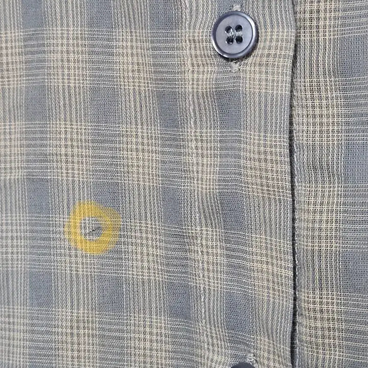 [BUNJANG] Summer Checkered Loose Fit Shirt / 새상품) 얇은 여름 체크셔츠 루즈핏