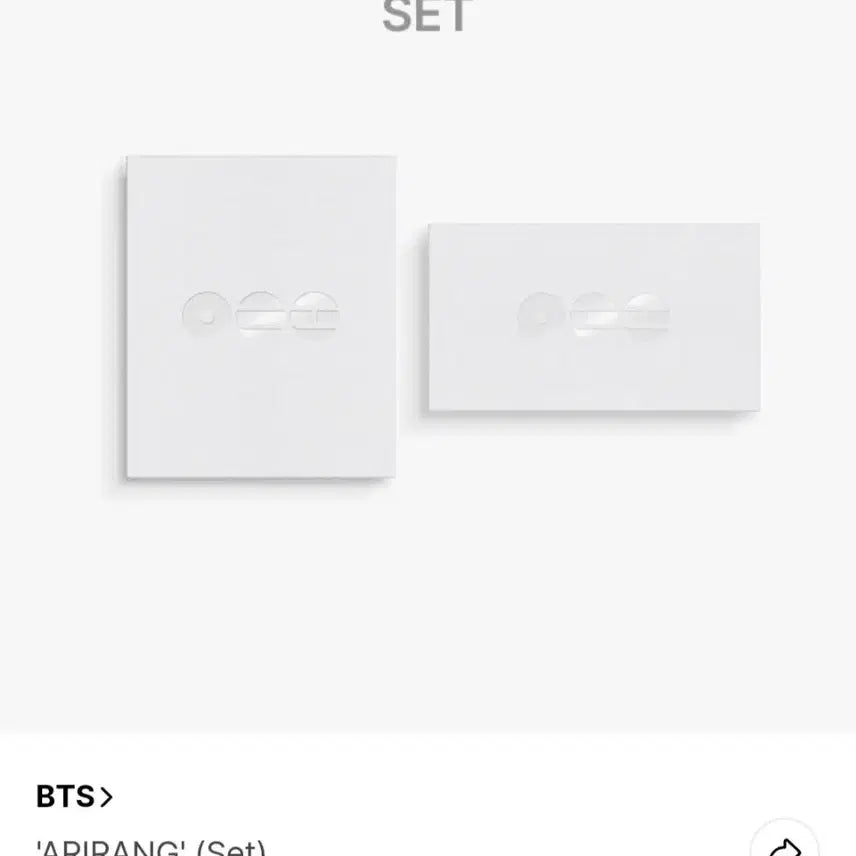 [BUNJANG] BTS Arirang Album Set (Sealed) / bts 방탄소년단 아리랑 앨범 세트 미개봉 양도