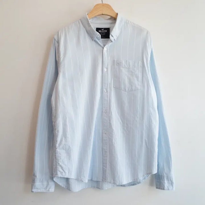 [BUNJANG] Hollister Striped Cotton Shirt / HOLLISTER 홀리스터 스트라이프 셔츠