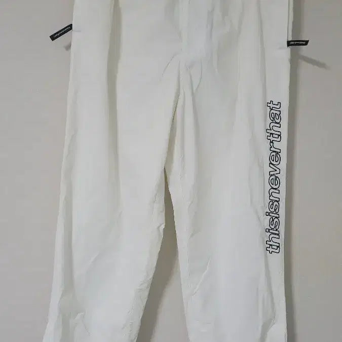 [BUNJANG] thisisneverthat Jogger Pants Ivory / 디스이즈네버댓 조거 팬츠