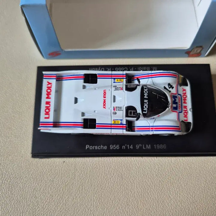 [BUNJANG] Spark Porsche 956 LM 1986 Le Mans Liqui Moly 1:64 Diecast Model / Spark 포르쉐 956 르망 리퀴몰리 1:64
