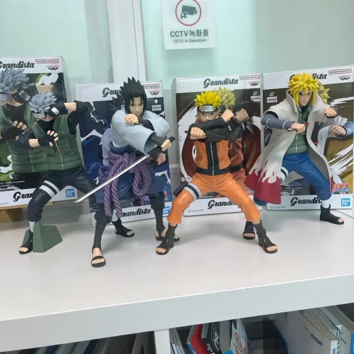 [BUNJANG] Grandista Naruto, Sasuke, Kakashi, Minato Figure Bundle Set / 그란디스타 나루토 사스케 카카시 미나토 일괄 판매